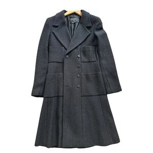 CHANEL Women's Elegant Black Trench Coat